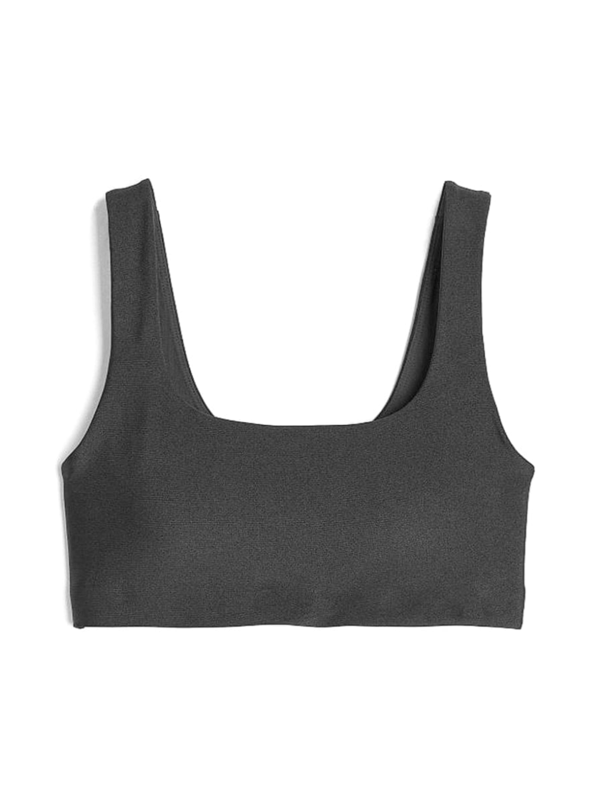 Lezat Bra Dark Heather Gray / XS Klara Organic Cotton Twist Back Sport Bra