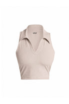 Lezat Bra Dylan Organic Cotton Crop Polo Tank