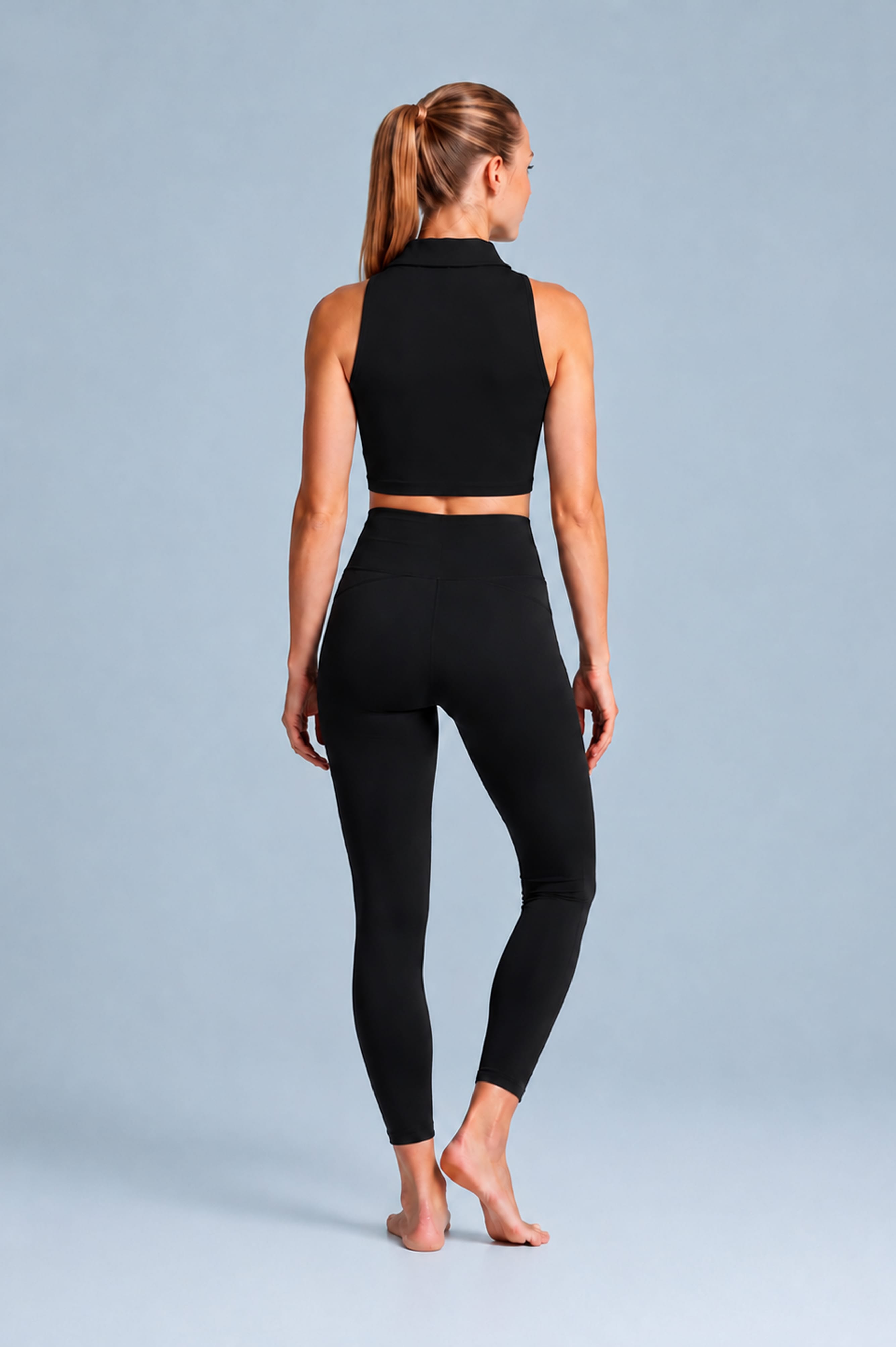 Lezat Bra Dylan Organic Cotton Crop Polo Tank