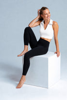 Lezat Bra Dylan Organic Cotton Crop Polo Tank