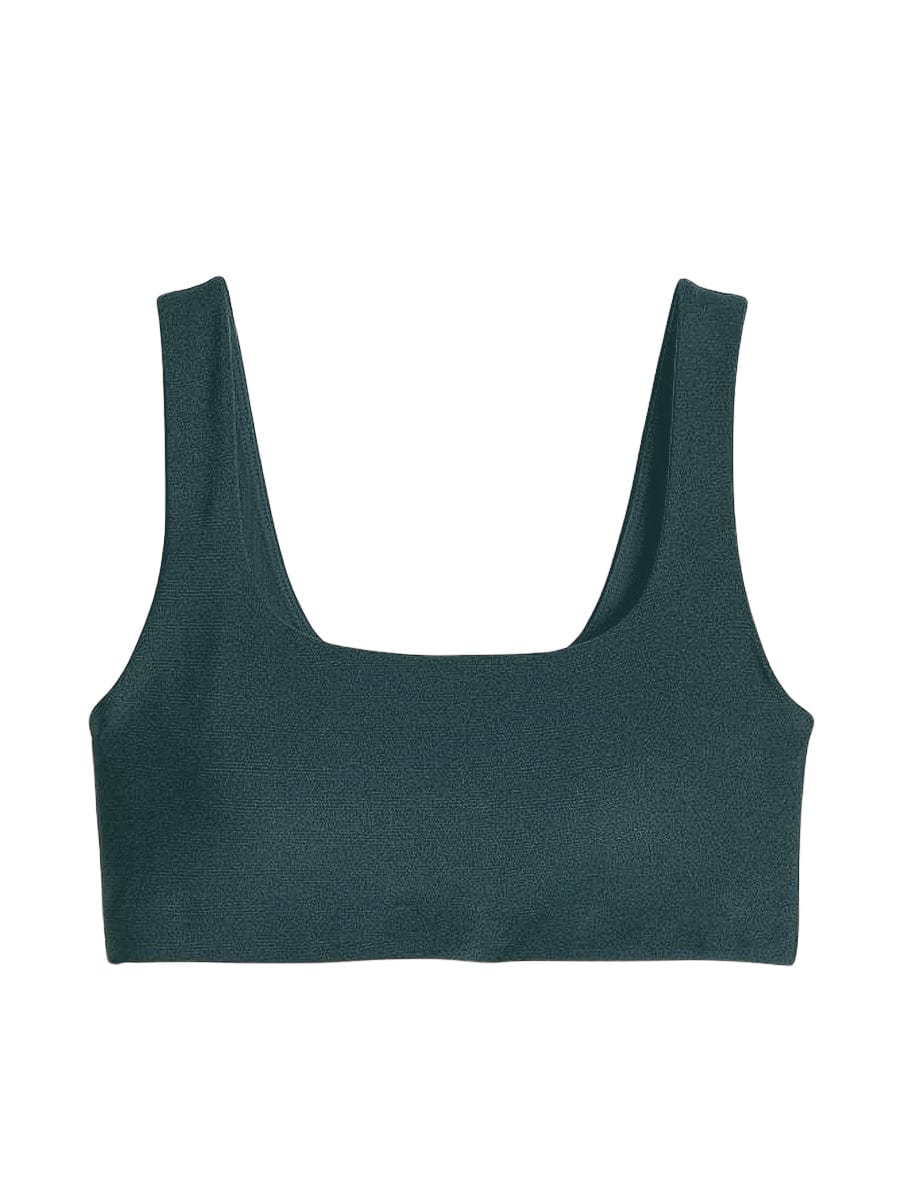 Lezat Bra Forest / XS Klara Organic Cotton Twist Back Sport Bra