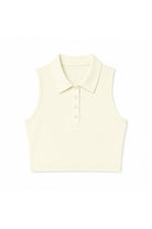 Lezat Bra Ivory / XS Lexy Organic Cotton Polo Tank