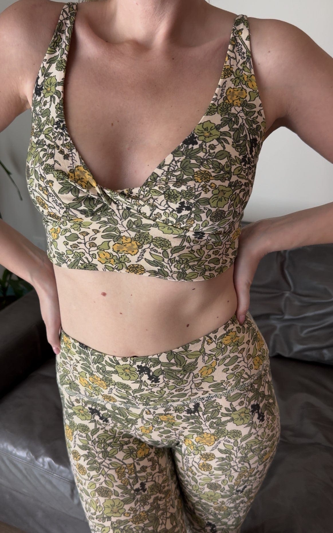 Lezat Bra Klara Organic Cotton Twist Back Sport Bra