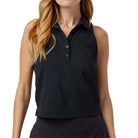 Lezat Bra Lexy Organic Cotton Polo Tank - Black