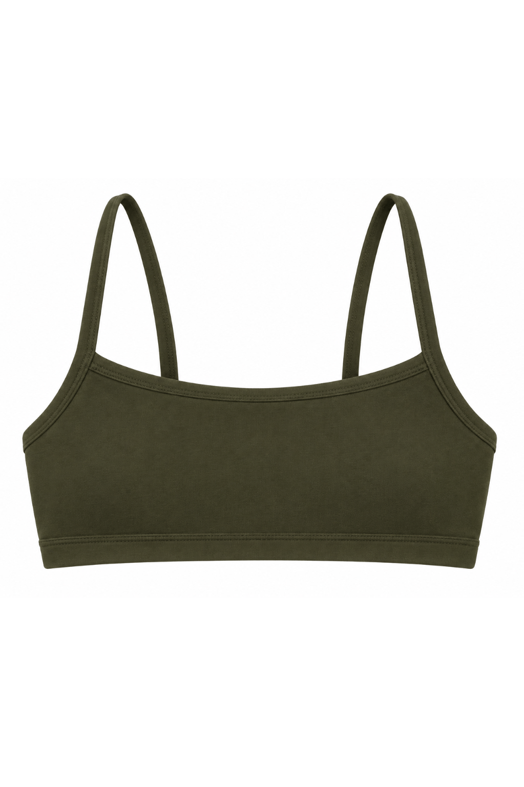 Lezat Bra Olive / XS Eve Organic Cotton Bralette