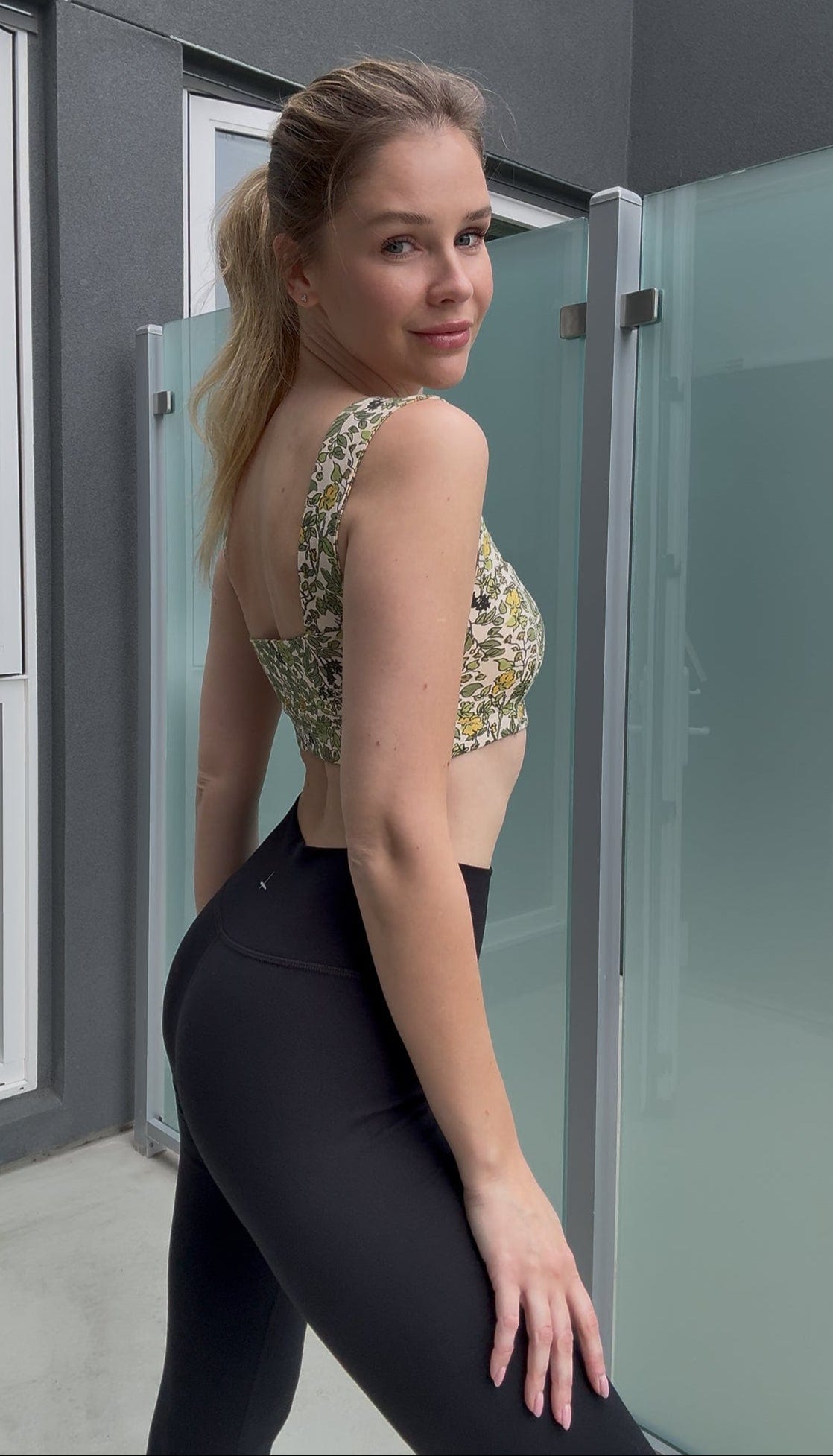 Lezat Bra Square Neck Organic Cotton Sports Bra