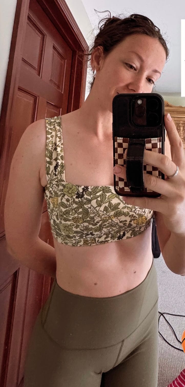 Lezat Bra Square Neck Organic Cotton Sports Bra