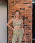 Lezat Bra Square Neck Organic Cotton Sports Bra