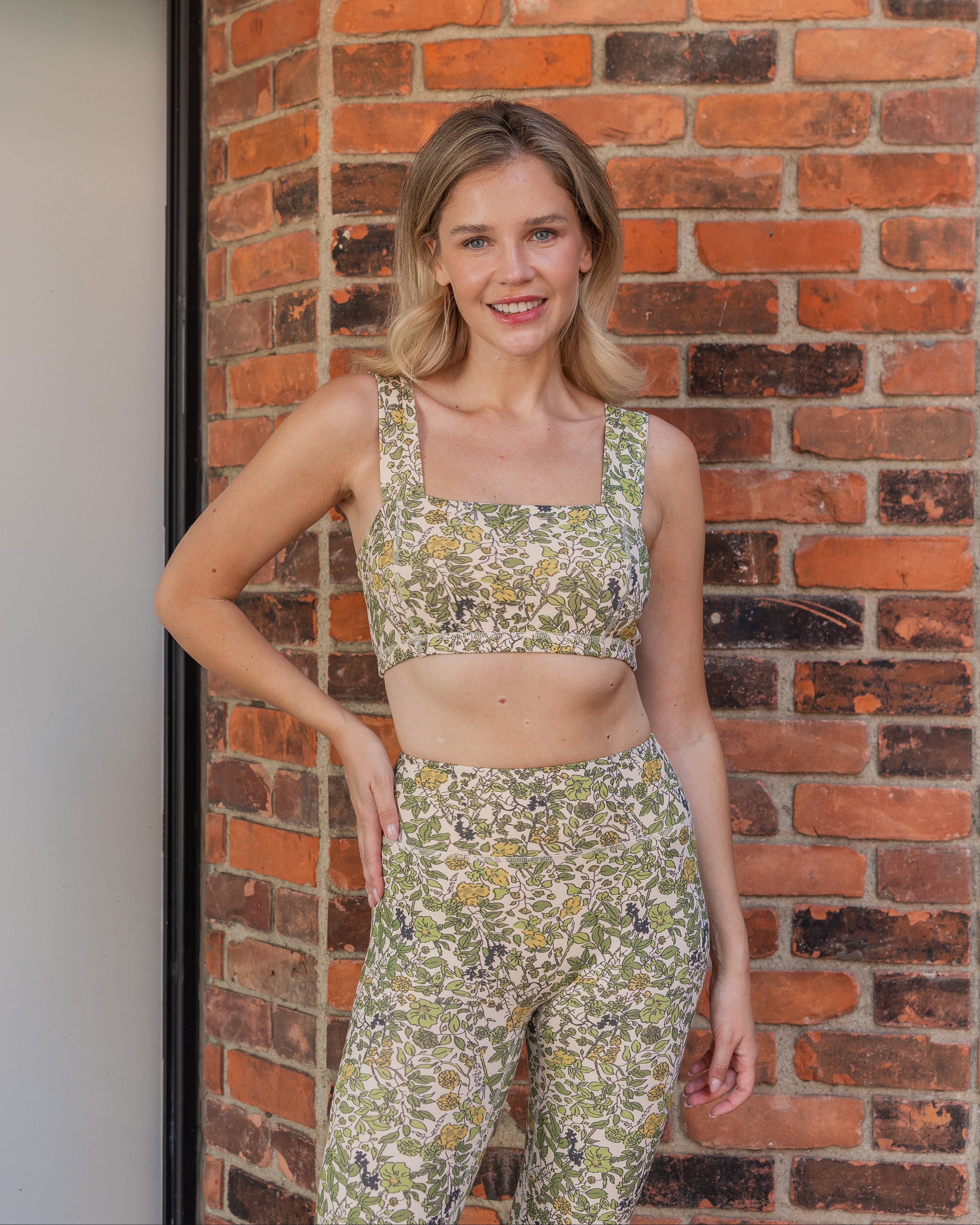 Lezat Bra Square Neck Organic Cotton Sports Bra