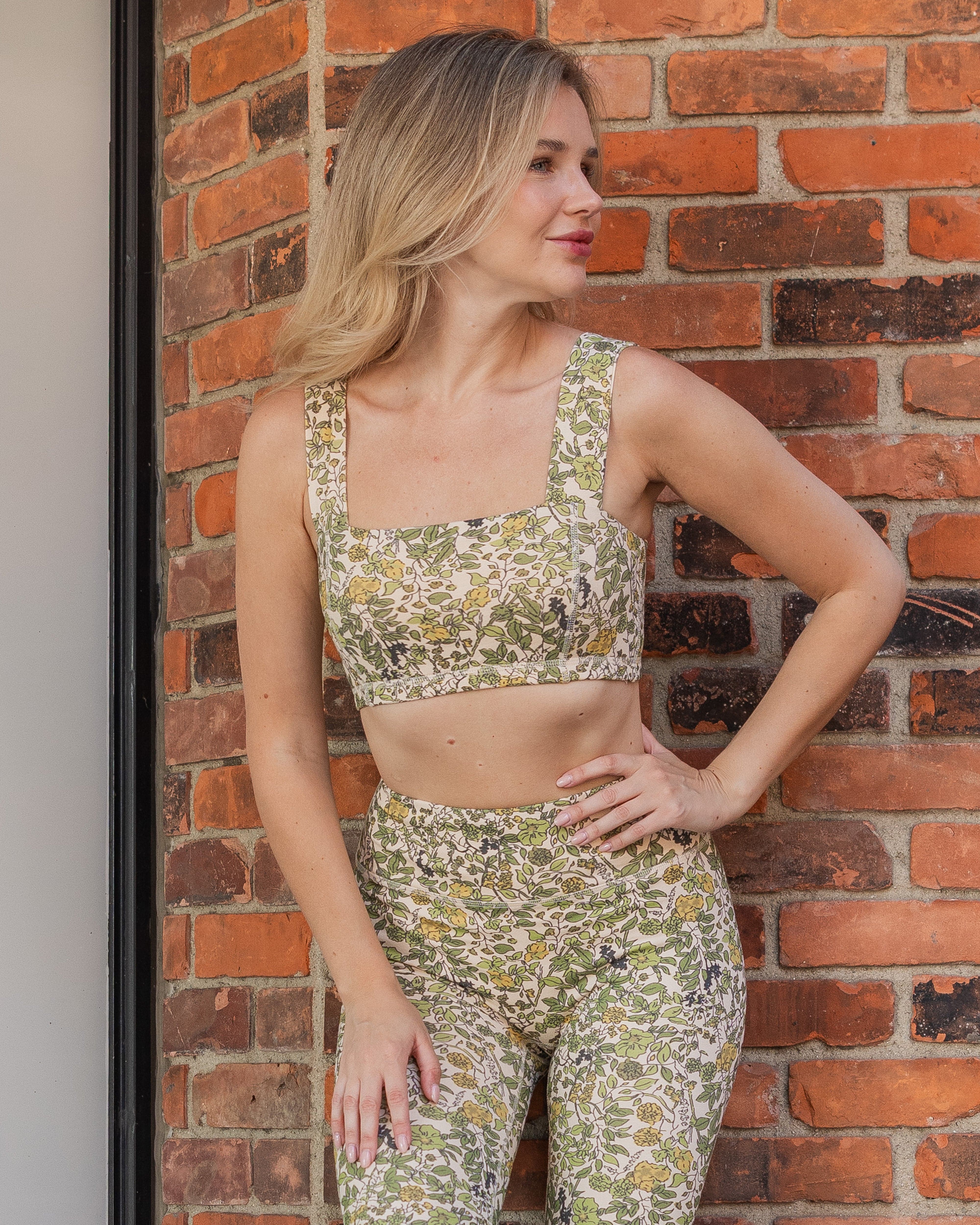 Lezat Bra Square Neck Organic Cotton Sports Bra