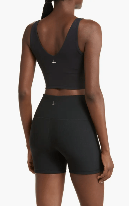 Lezat Bra V Neck Organic Cotton Crop Tank