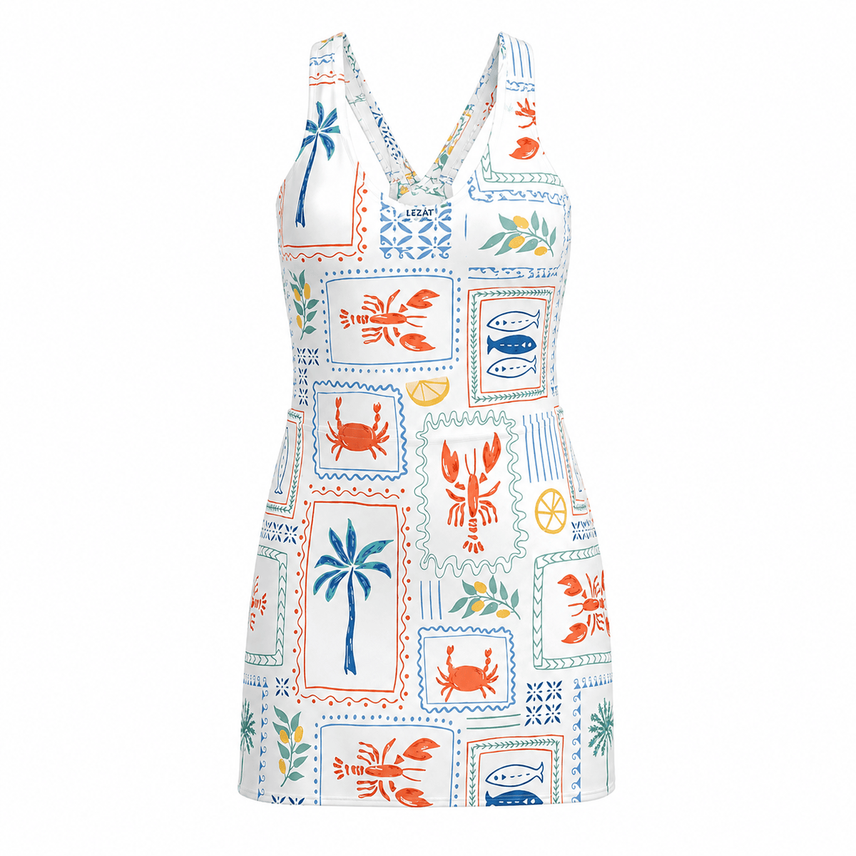 Cotton Tennis Dress | Isla Racerback Sport Dress