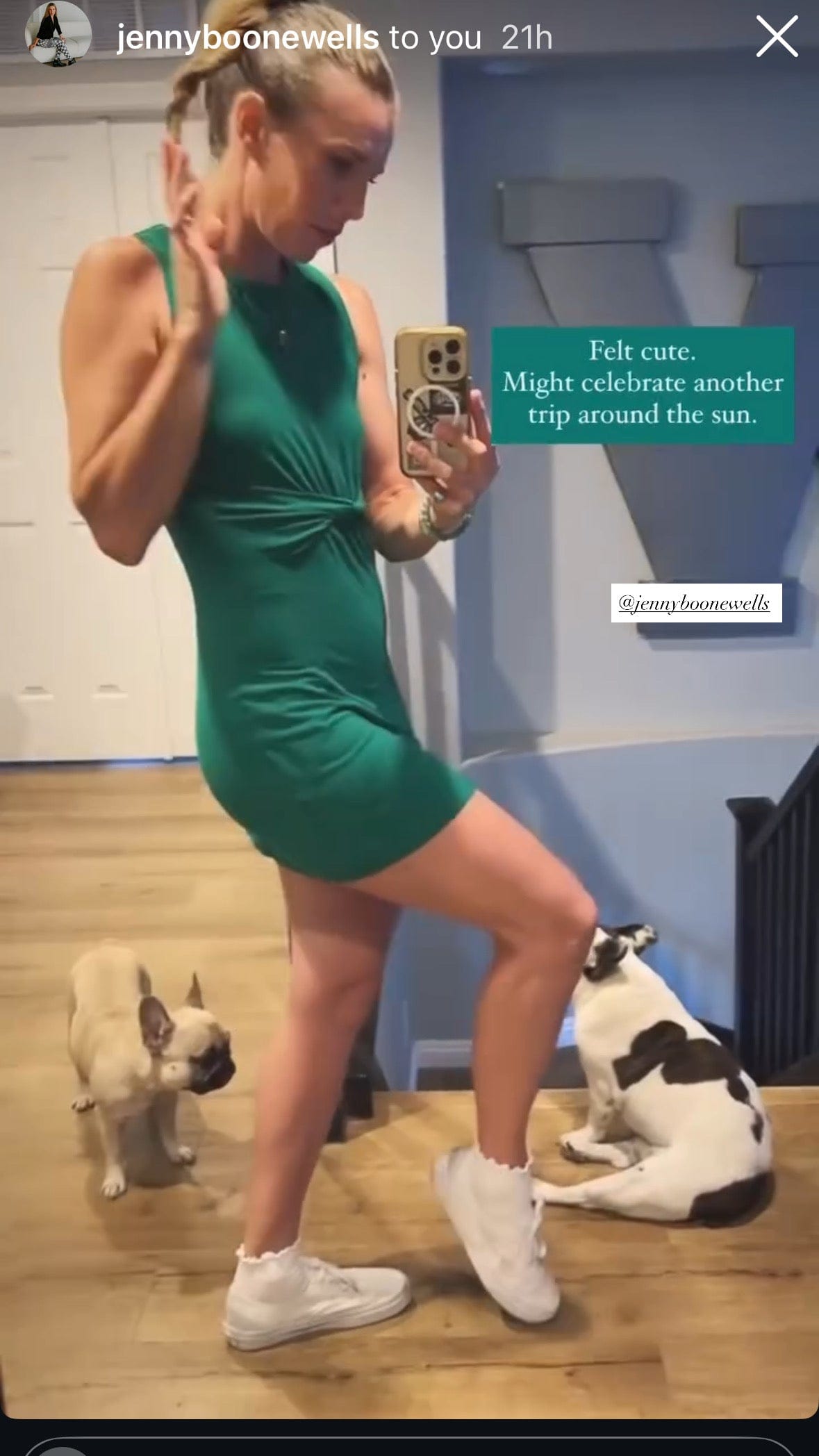 Lezat Dress Gigi Organic Cotton Twist Dress - Tennis