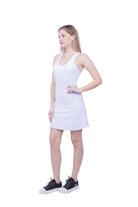 Lezat Dress Isla Racerback Organic Cotton Sport Dress - White