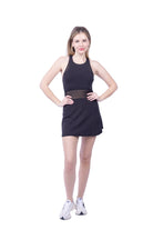 Lezat Dress Leena Organic Cotton & Mesh Sport Dress - Black