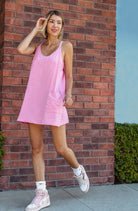 Lezat Dress Raya Short Mini Sport Dress - Ballet Pink