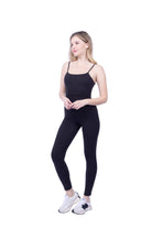 Lezat Jumpsuit Lorna Criss-Cross Organic Cotton Jumpsuit - Black