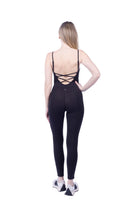 Lezat Jumpsuit Lorna Criss-Cross Organic Cotton Jumpsuit - Black