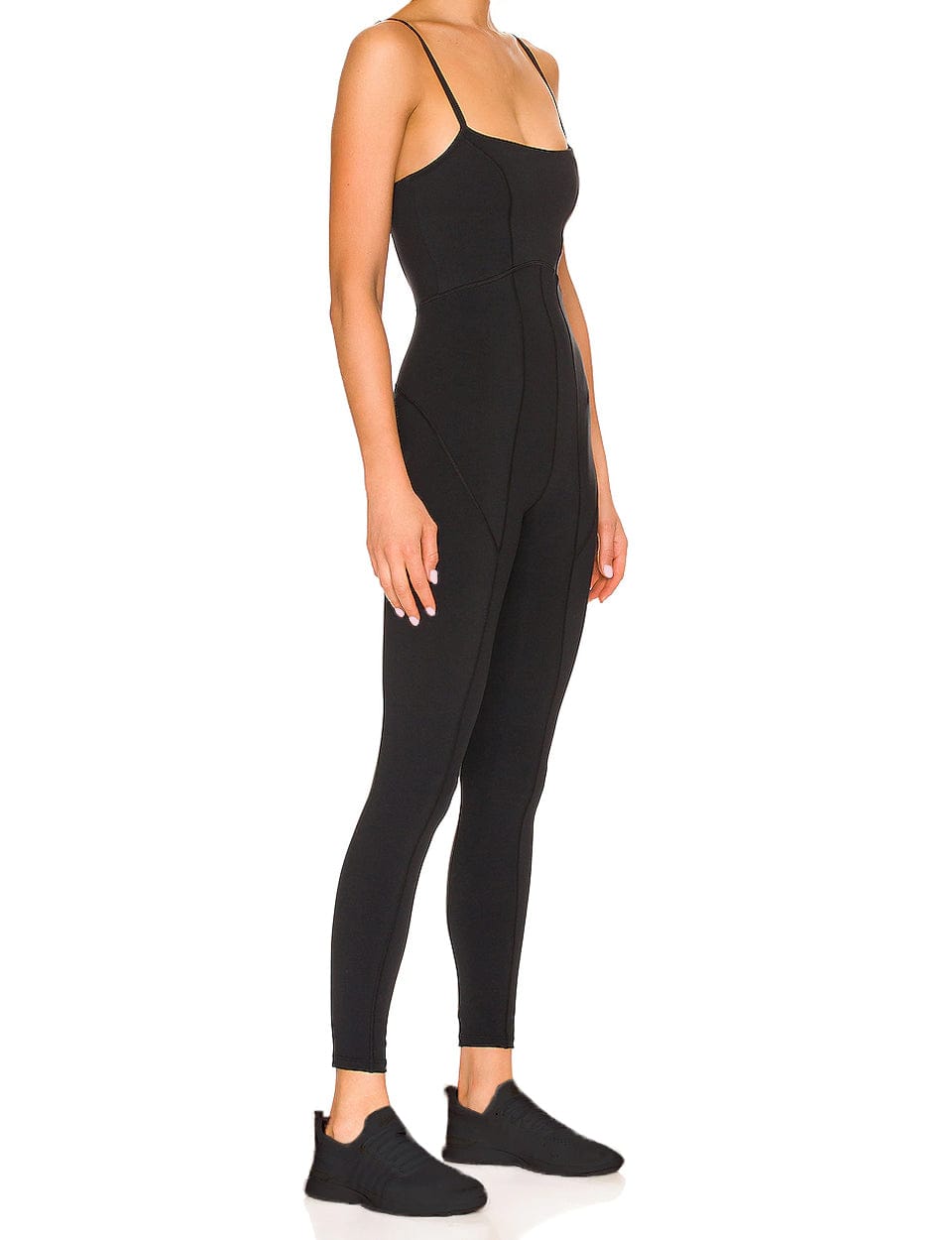 Lezat Jumpsuit Lorna Criss-Cross Organic Cotton Jumpsuit - Black