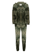 Lezat Jumpsuit Restore Soft Terry Jumpsuit - Hunter Green Tie Dye