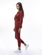 Lezat Jumpsuit Restore Soft Terry Jumpsuit - Marsala