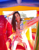 Lezat Jumpsuit Restore Soft Terry Jumpsuit - Neon Tie Dye
