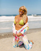 Lezat Jumpsuit Restore Soft Terry Jumpsuit - Neon Tie Dye