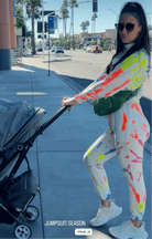 Lezat Jumpsuit Restore Soft Terry Jumpsuit - Neon Tie Dye