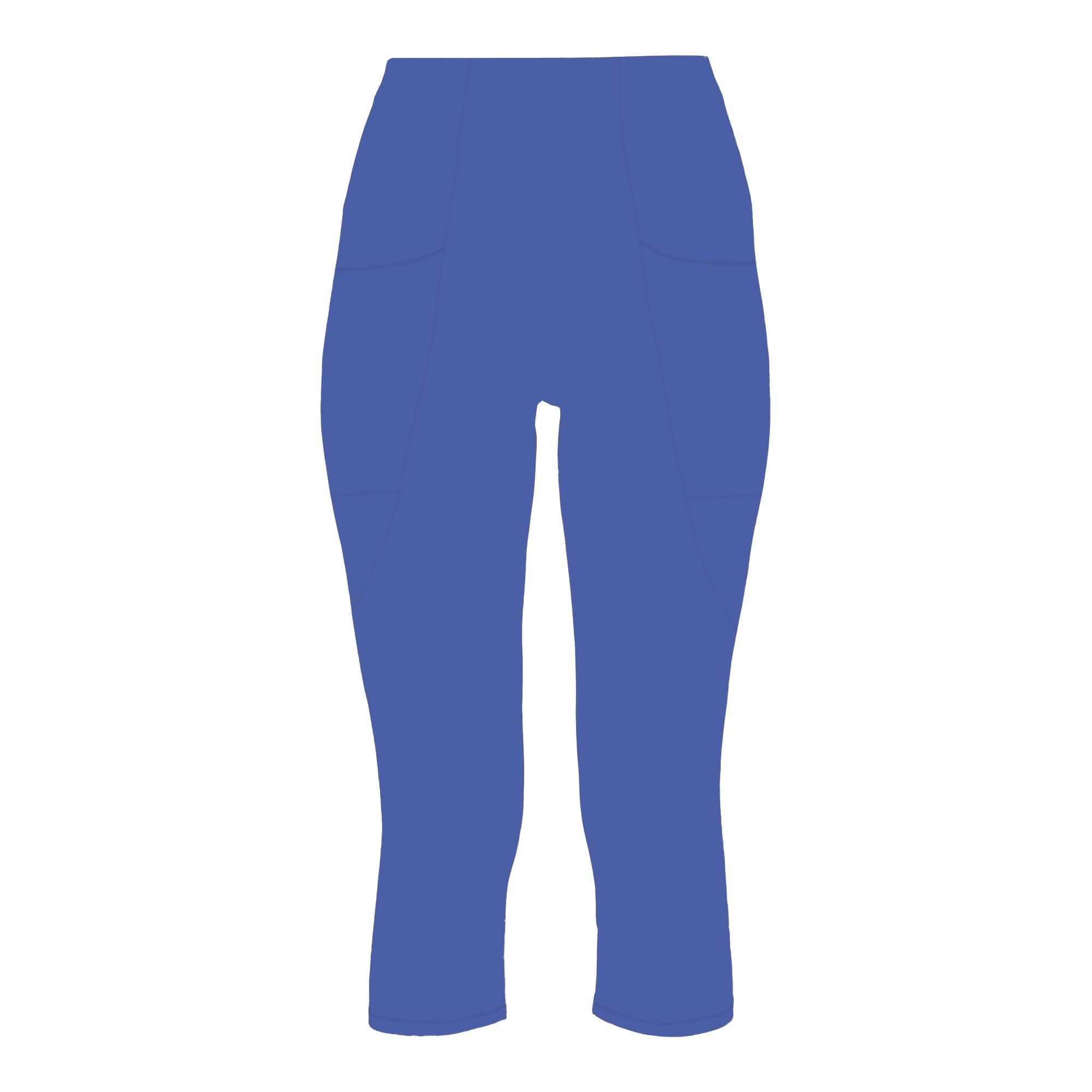 Lezat Legging Amparo Blue / XS Mae Organic Cotton High Waisted Capri Legging