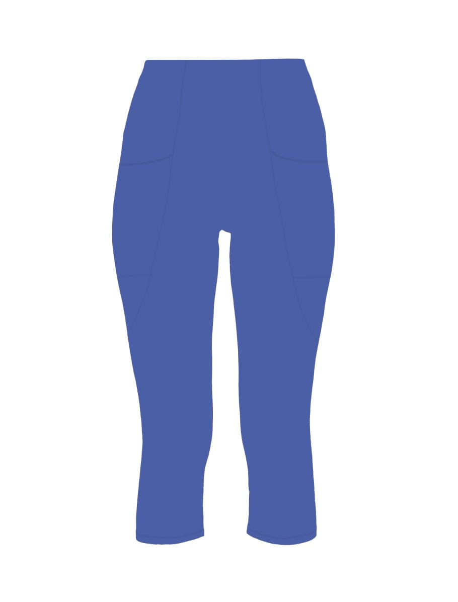 Lezat Legging Amparo Blue / XS Mae Organic Cotton High Waisted Capri Legging