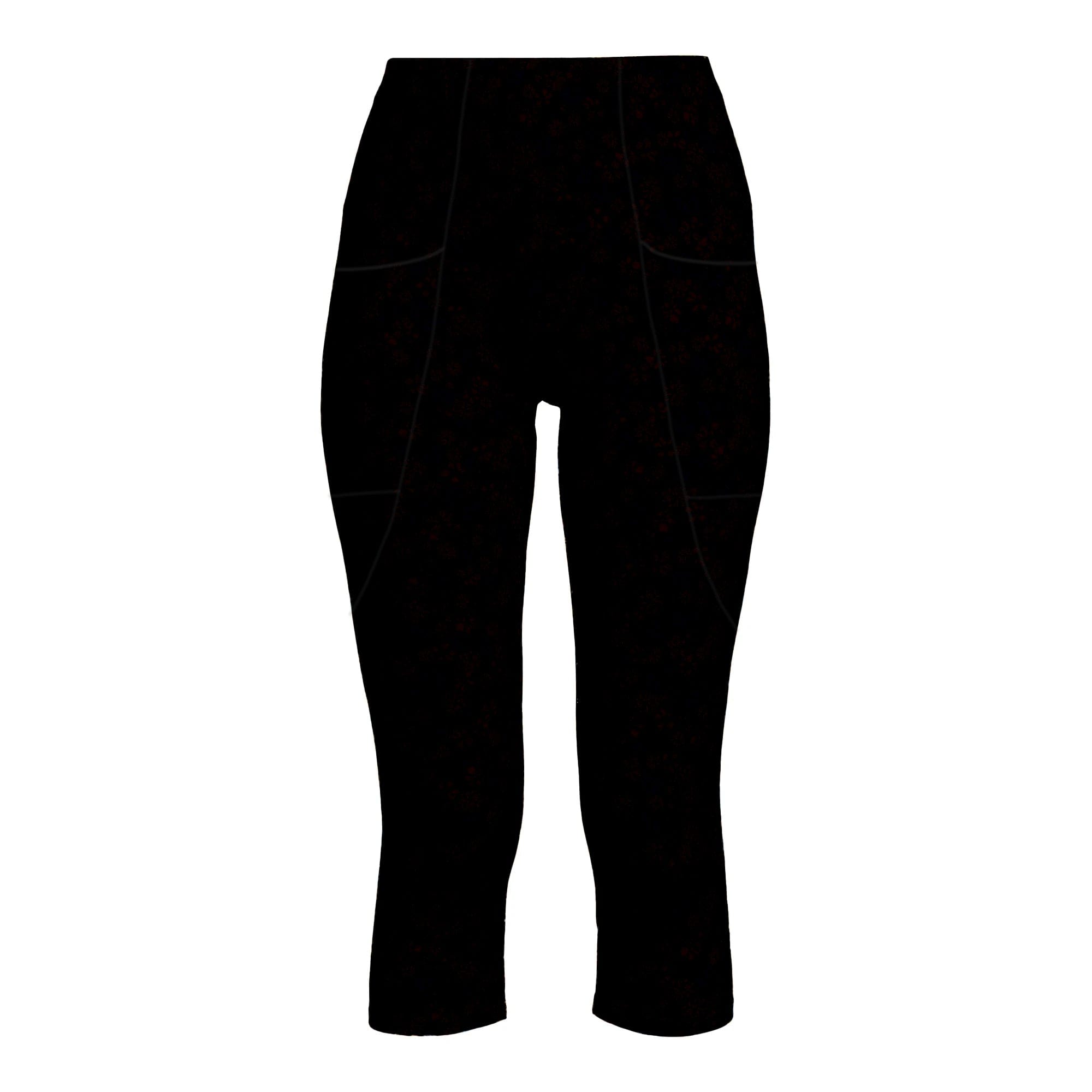 Lezat Legging Black / XS Mae Organic Cotton High Waisted Capri Legging