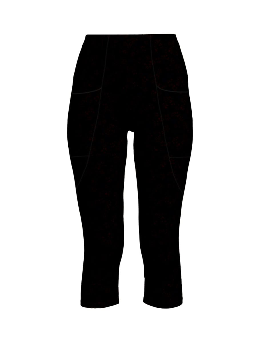 Lezat Legging Black / XS Mae Organic Cotton High Waisted Capri Legging