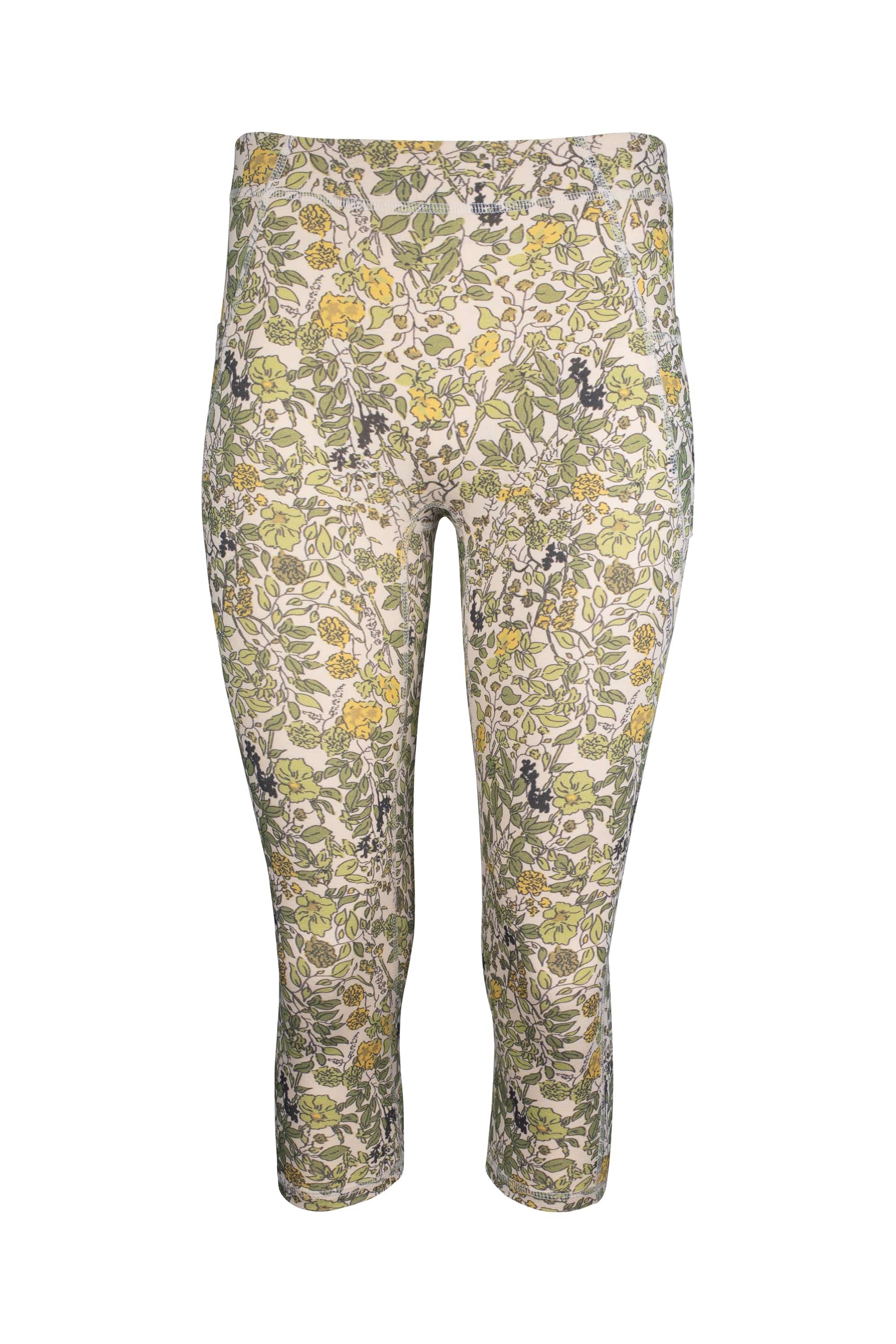 Lezat Legging Botanical / XS Mae Organic Cotton High Waisted Capri Legging
