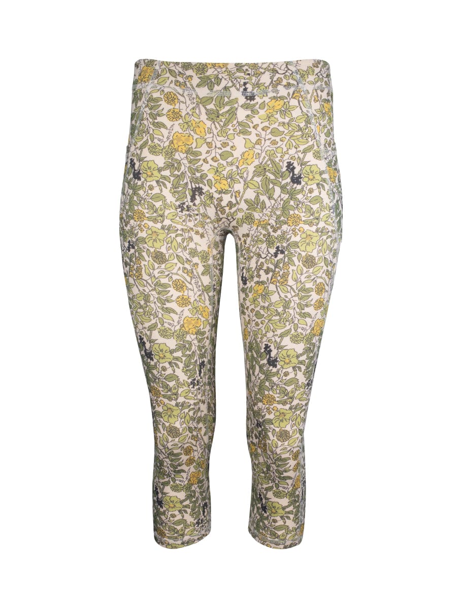 Lezat Legging Botanical / XS Mae Organic Cotton High Waisted Capri Legging