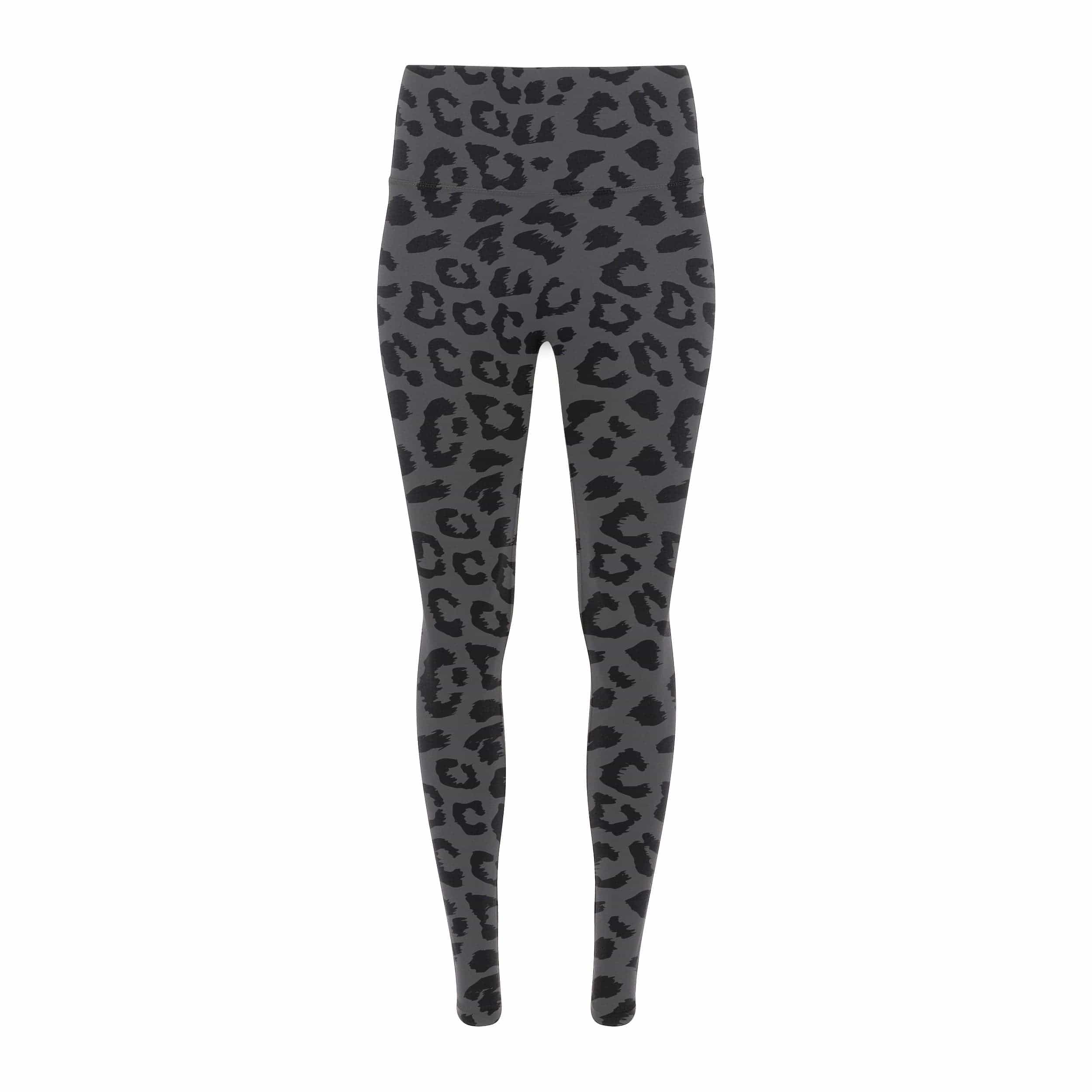 Lezat Legging Dark Heather Cheetah / XS Sara Organic Cotton Legging