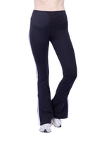 Lezat Legging Ella Organic Cotton High-Rise Flare Stripe Leggings