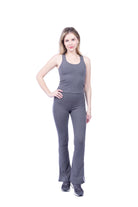 Lezat Legging Ella Organic Cotton High-Rise Flare Stripe Leggings