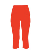 Lezat Legging Tomato / XS Mae Organic Cotton High Waisted Capri Legging