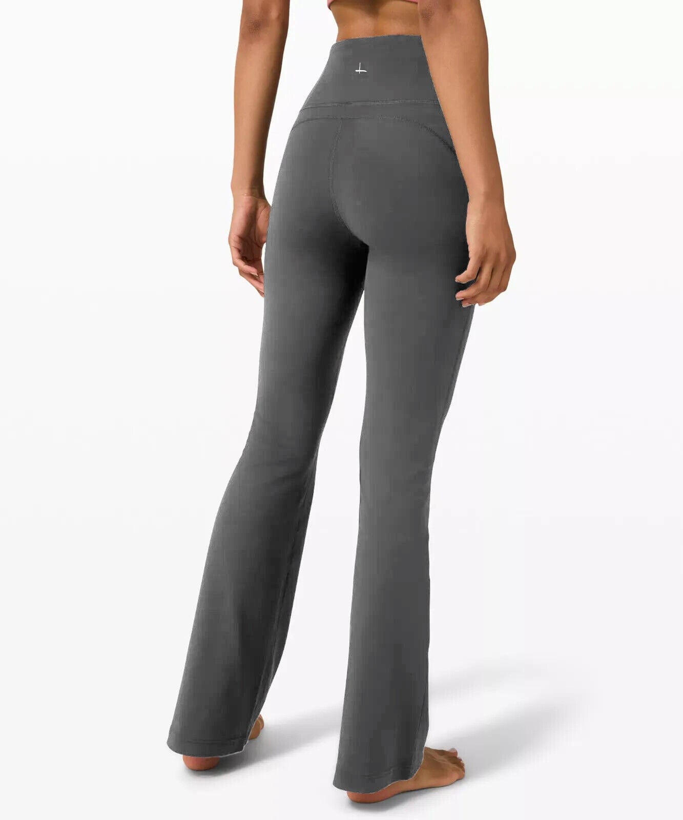 Lezat Legging Vanna Organic Cotton Bootleg Flare Pant - Dark Heather Grey