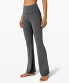 Lezat Legging Vanna Organic Cotton Bootleg Flare Pant - Dark Heather Grey