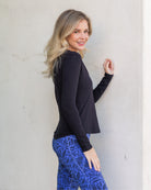 Lezat Long Sleeve Monroe Organic Cotton Henley Long Sleeve