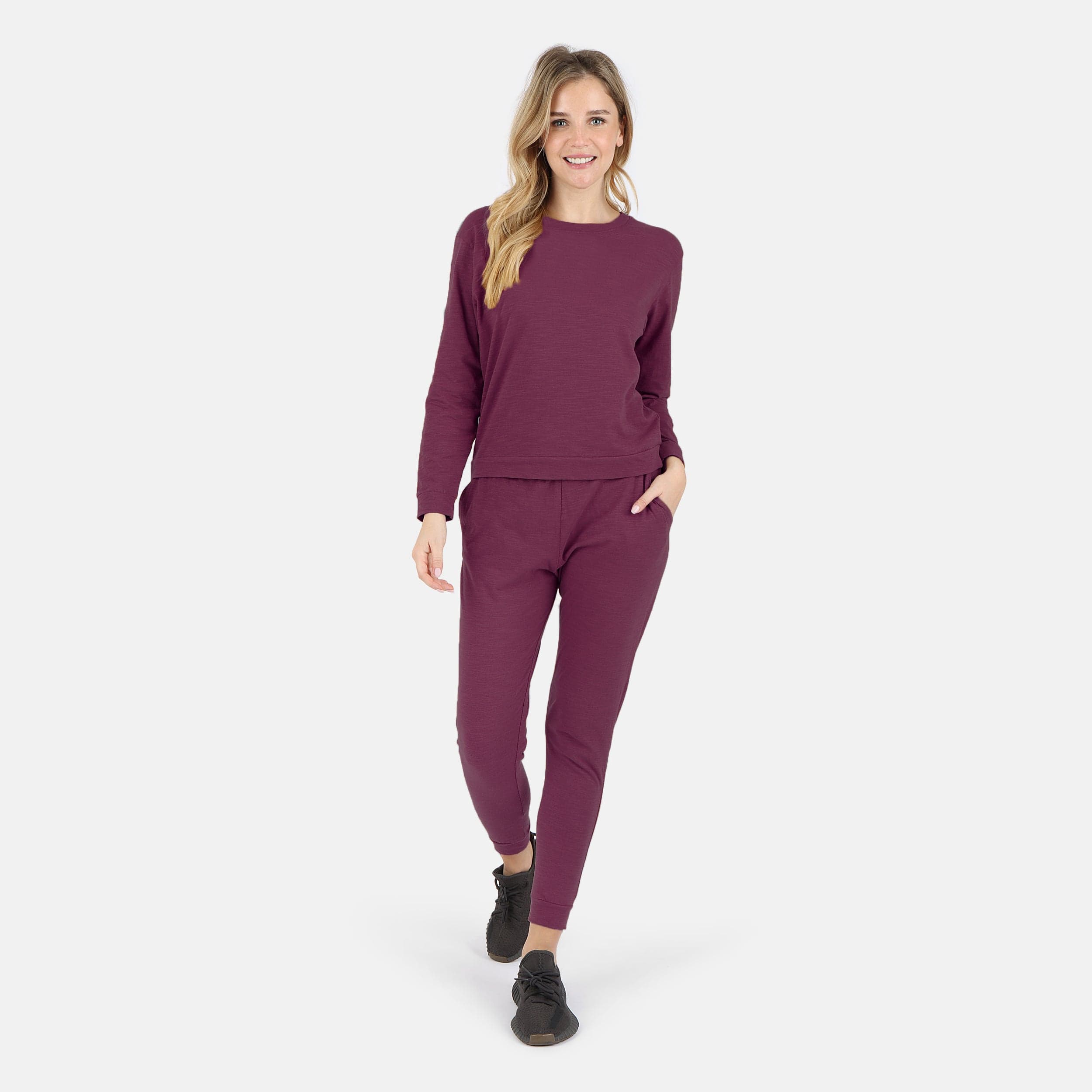 Lezat Pullover Tegan Organic Cotton Long Sleeve Pullover