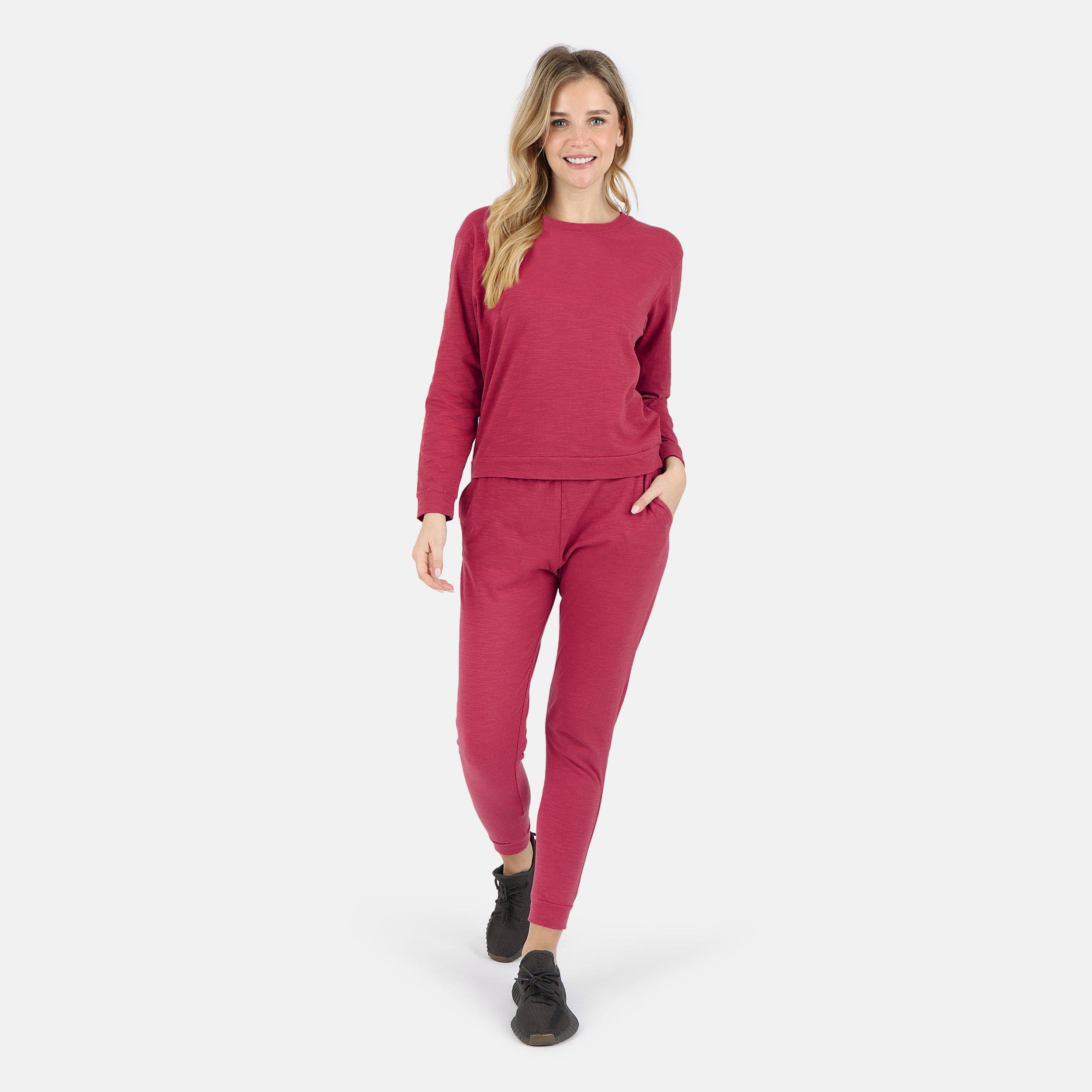 Lezat Pullover Tegan Organic Cotton Long Sleeve Pullover
