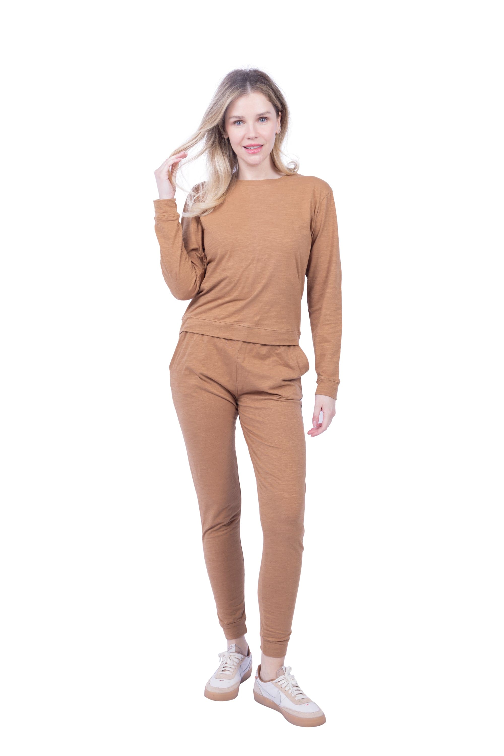 Lezat Pullover Tegan Organic Cotton Long Sleeve Pullover