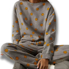 Lezat Sweatshirt Smile Crewneck Oversized Cotton Sweatshirt