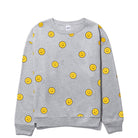 Lezat Sweatshirt Smile Crewneck Oversized Cotton Sweatshirt