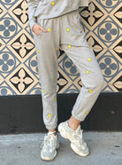 Lezat Sweatshirt Smile Relaxed Fit Cotton Sweatpant