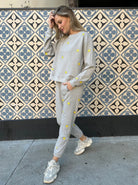 Lezat Sweatshirt Smile Relaxed Fit Cotton Sweatpant