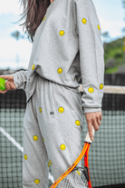 Lezat Sweatshirt Smile Relaxed Fit Cotton Sweatpant