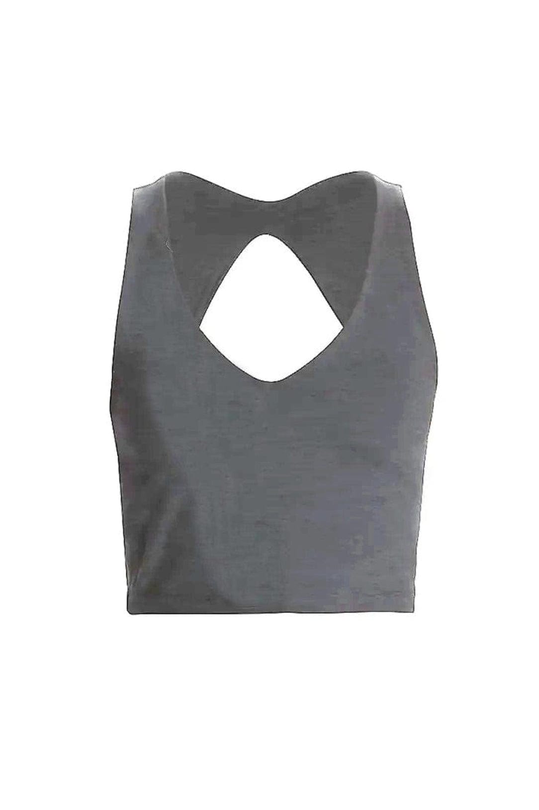 Lezat Tank Dark Heather Gray / XS Ronnie Organic Cotton Cutout Tank